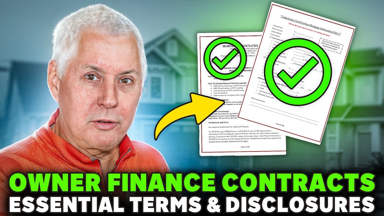 Owner Finance Contracts: Must-Have Terms & Disclosures