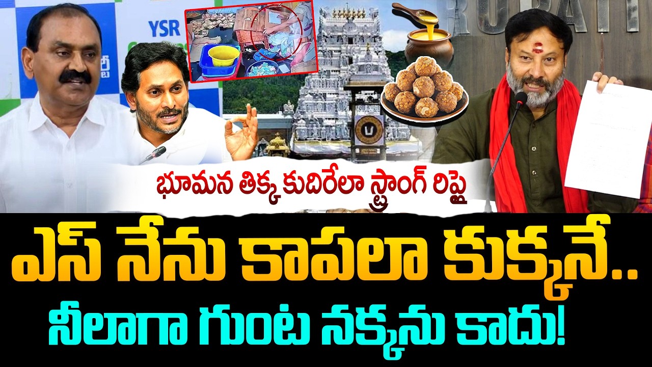 ఎస్ నేను కాపలా కుక్కనే.. | TTD Board Member Bhanu Prakash STRONG Counter To Bhumana Karunakar Reddy