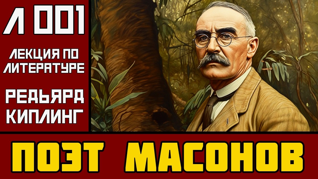 л001. Редьярд Киплинг: главный поэт масонов | Империя, ложи и скрытые смыслы