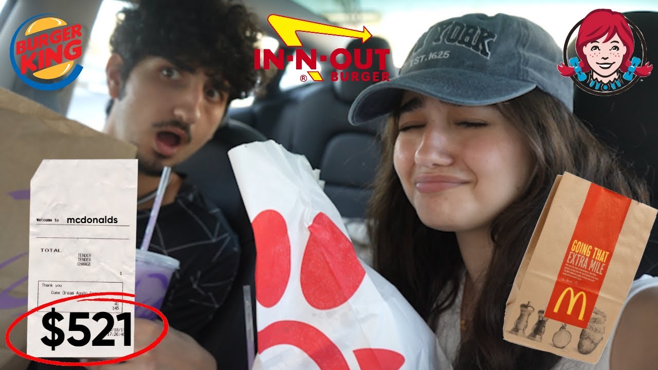 We Let the Person in Front of us DECIDE what We Eat For 24 HOURS!!