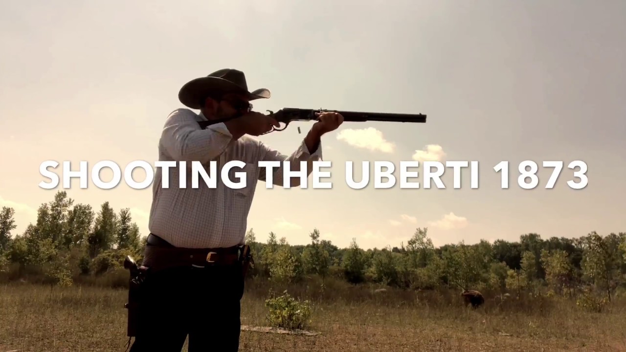 Стрельба из короткоствольной винтовки Uberti 1873 Winchester