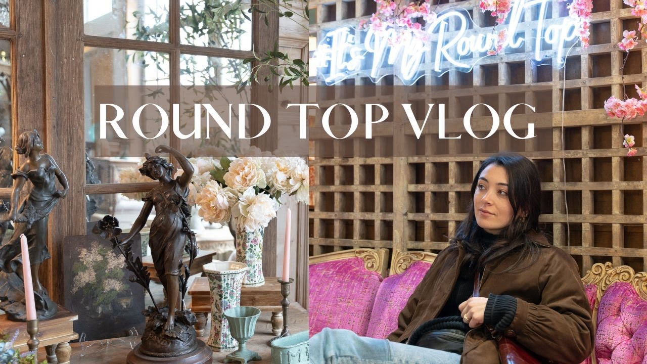 ROUND TOP ANTIQUE FAIR VLOG: COME SHOP WITH US - showing PRICES!