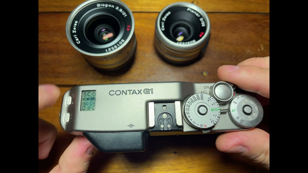 instruction of upgrade contax g1 silver label to support 21 and 35 lenses