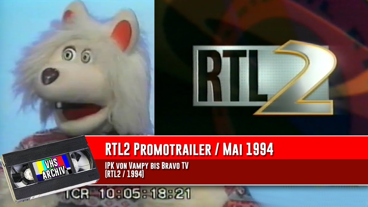 RTL2 Promotrailer / Mai 1994 / Vampy, Bravo TV u.v.m.