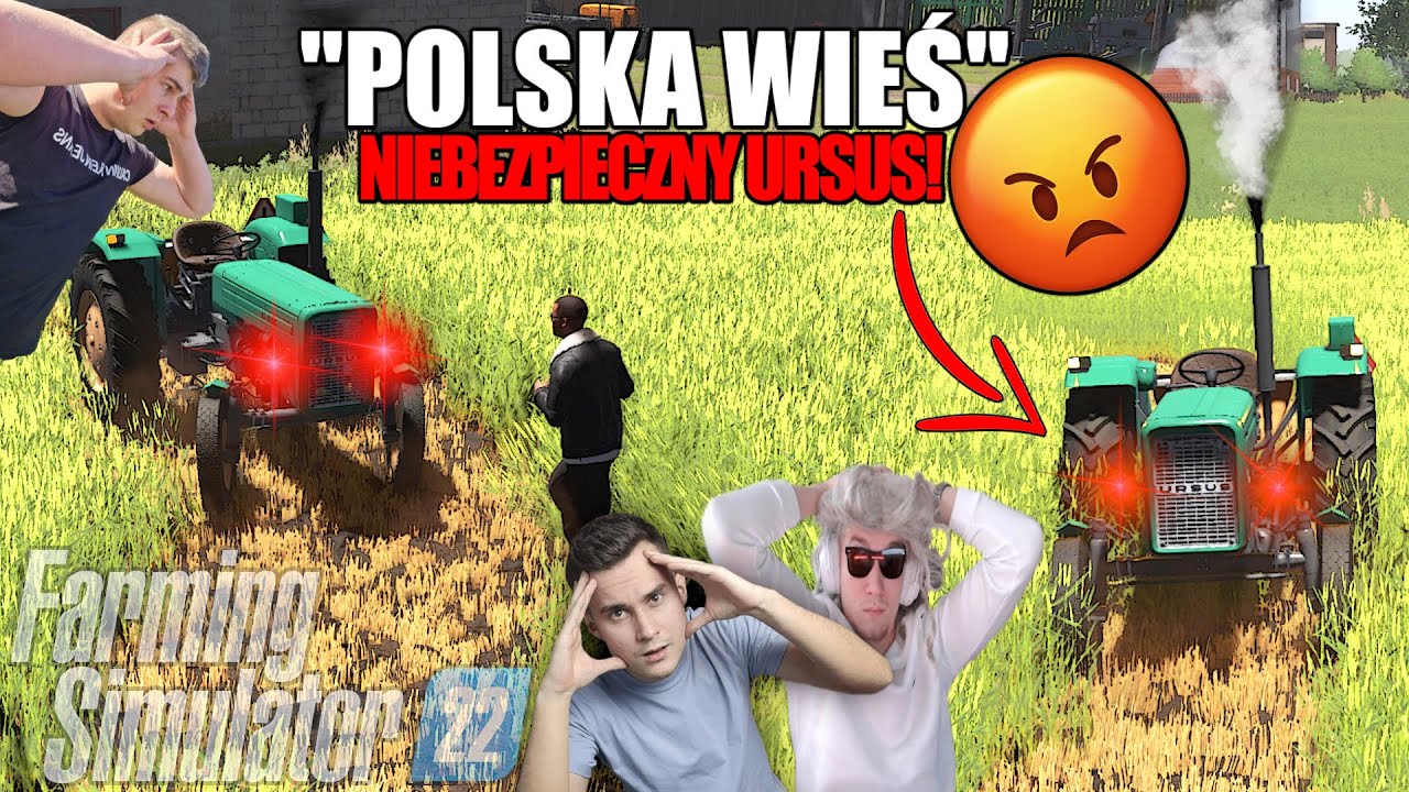 URSUS ZNOWU OSZALAŁ!? CHCIAŁ NAS ZA##Ć! OPĘTANY CIĄGNIK! w/ HeRoS & Koliz *INNEobliczaJANINY* #71