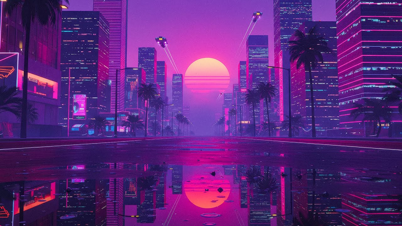 ＳＵＮＳＥＴ　ＤＲＩＶＥ [ Synthwave - Retrowave - Dreamwave Mix ]