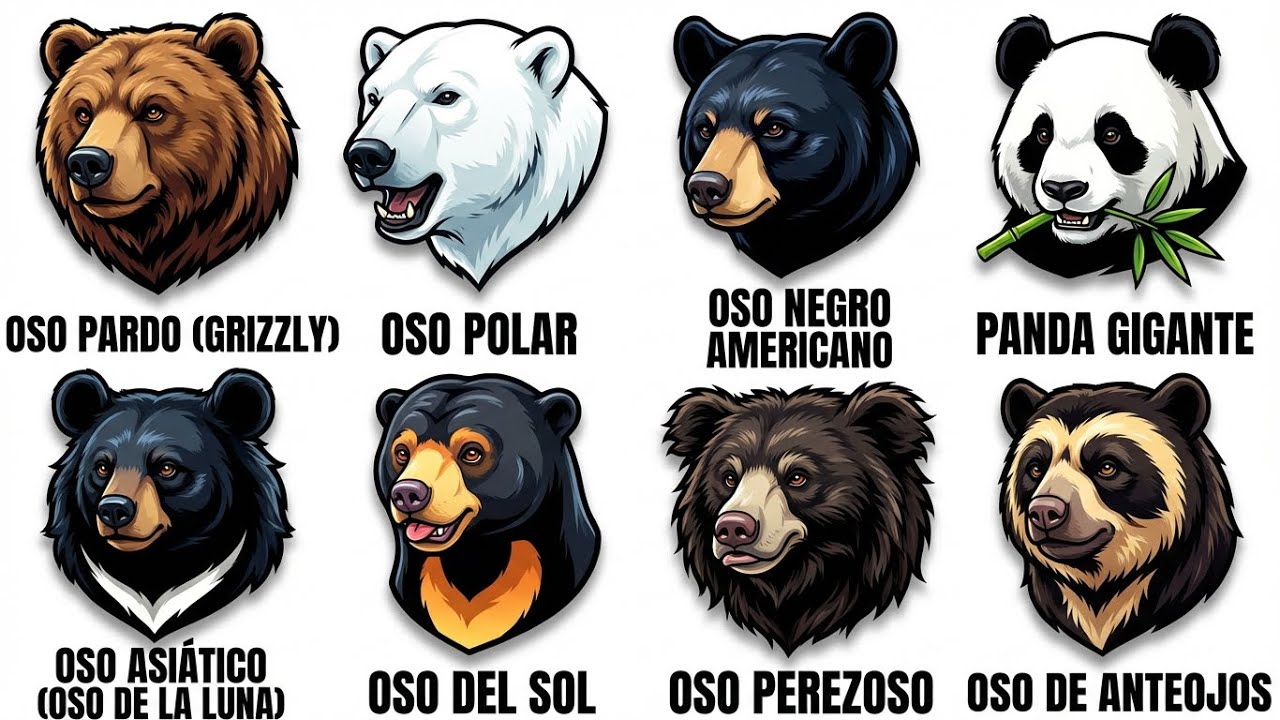 Cada Especie de OSO explicada en 12 minutos