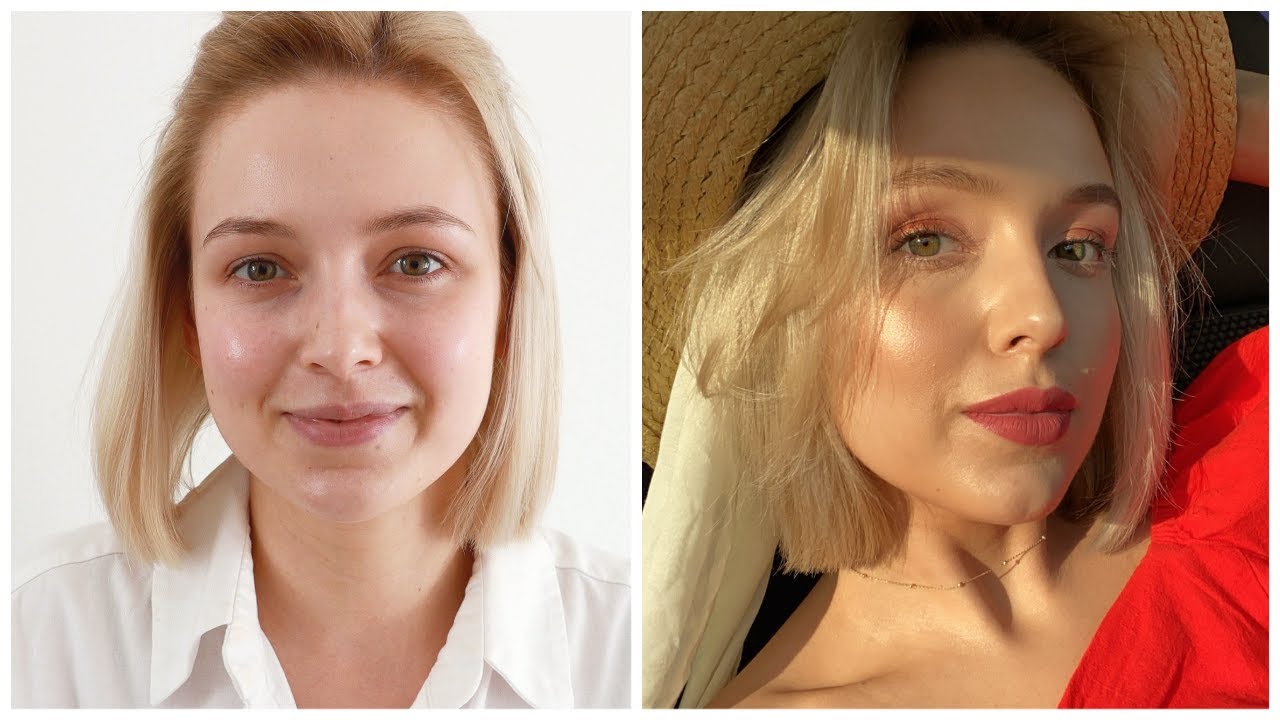 NIEZAWODNY GOLDEN GLOW ☀️ GRWM ✨ MAKIJAŻ DO SESJI W MAKACH 🌺