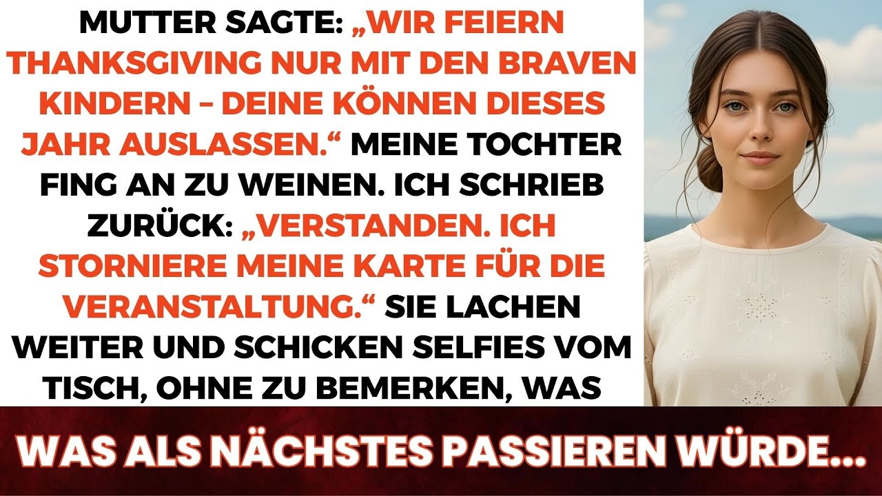 Meine Mutter lud nur die „braven“ Kinder zum Fest ein – meine Tochter war nicht willkommen.