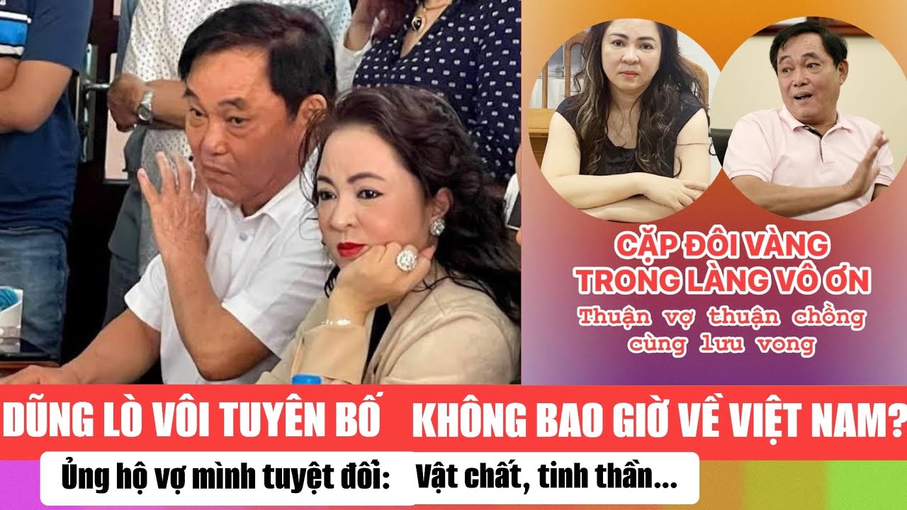 ĐẠI GIA DŨNG LÒ VÔI: TẠI SAO BỎ XỨ RA ĐI?