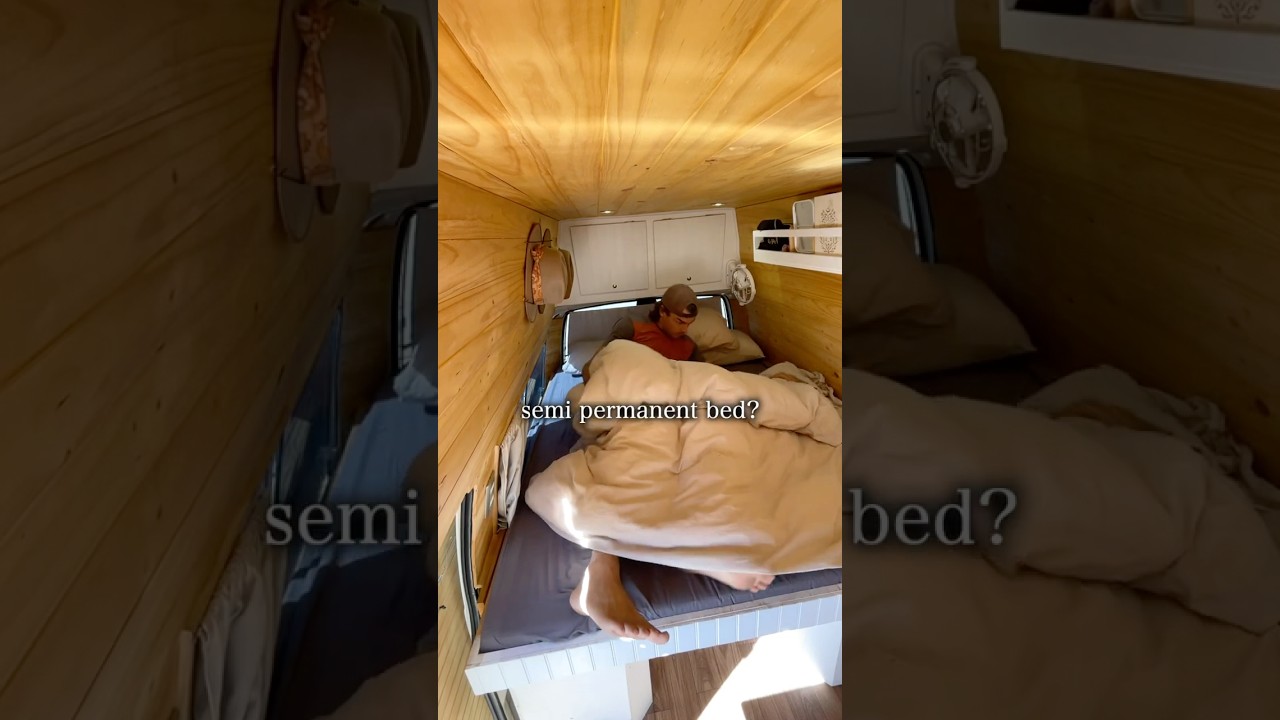 The BEST small camper bed design?
