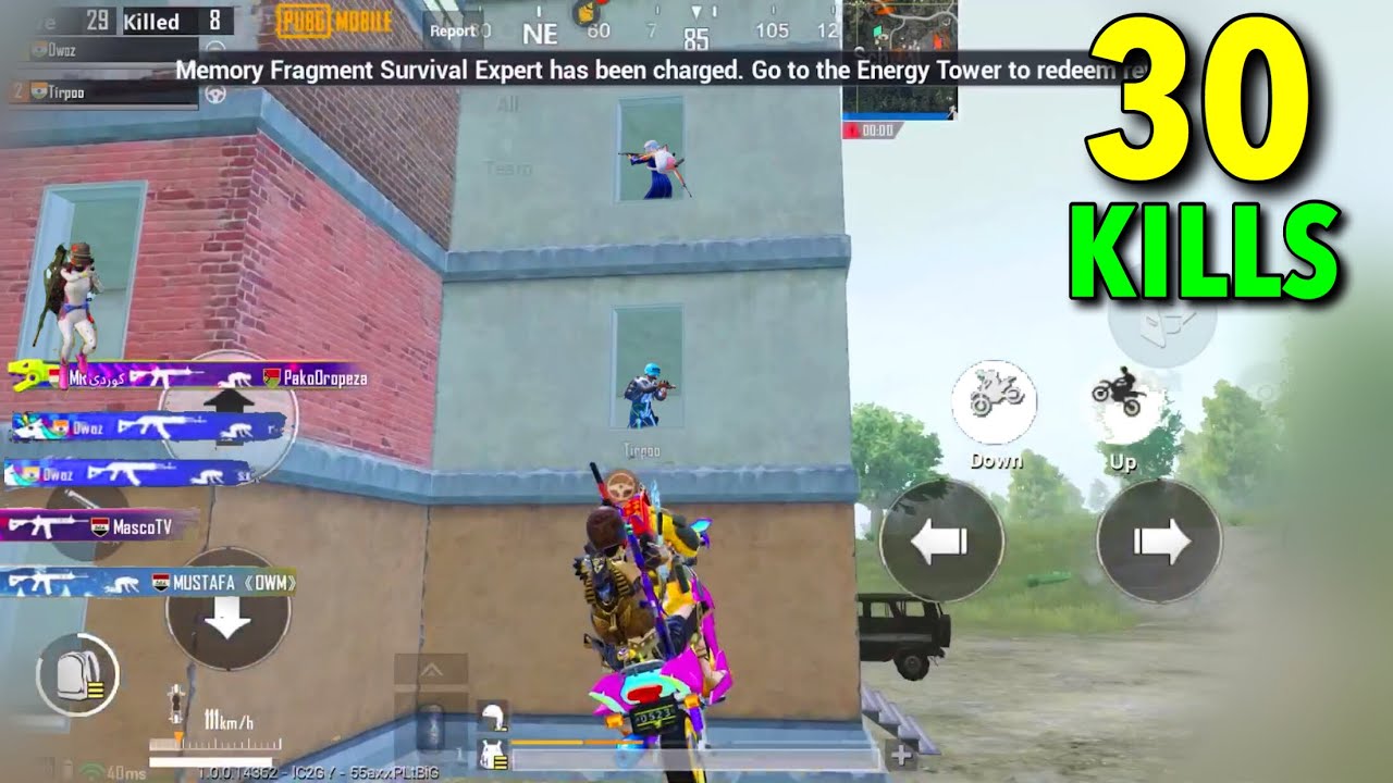INSANE RUSH with MOTORCYCLE in The HOUSE | PUBG MOBILE
