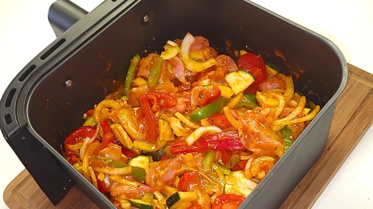 Я сделала это в аэрофритюрнице и..... ВАУ!!! 😱 Курица с овощами как из ресторана!