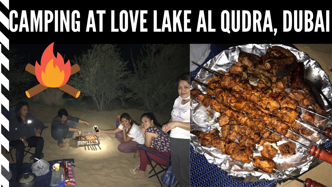 Camping at Al Qudra Love Lake Dubai
