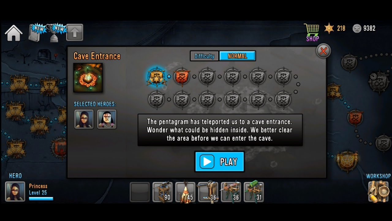 Cave Entrance (Normal) | Last Hope Tower Defense