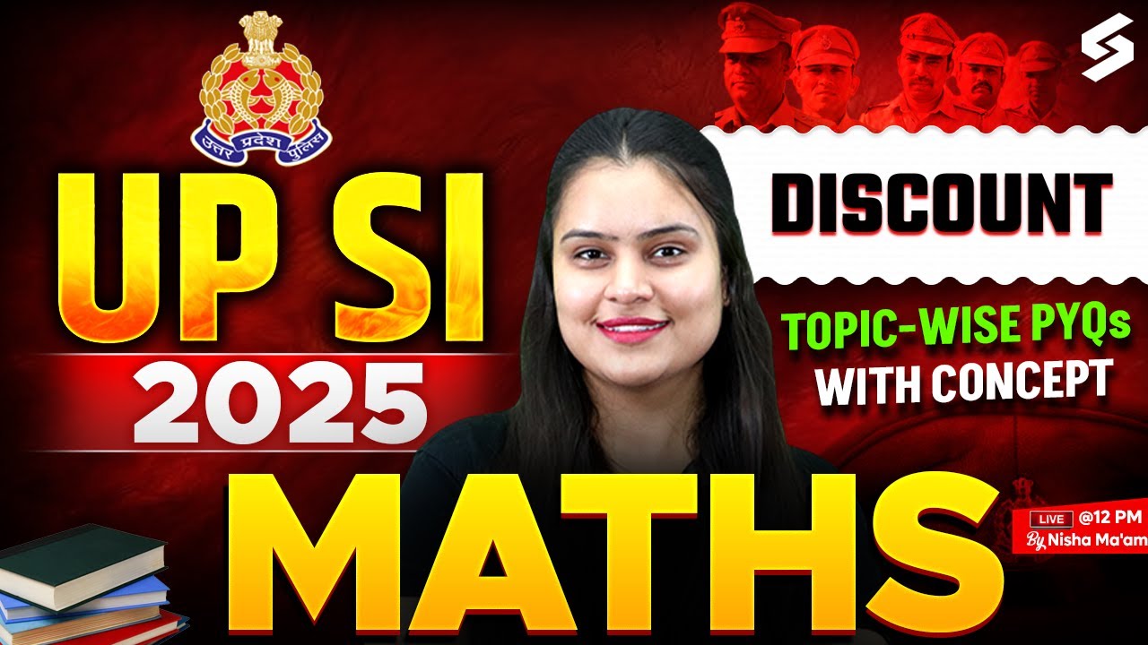 DISCOUNT for UPSI 2025 Exam | UPSI Discount Practice Set 2025 | by Nisha Ma'am | TESTBOOK