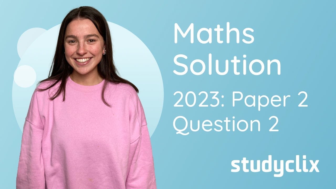 The Circle | Solution to 2023 Paper 2 Question 2 | Leaving Cert Ordinary Level Maths
