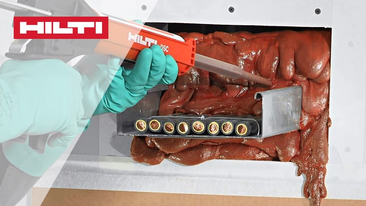 HOW TO apply Hilti CP620 firestop foam - UL