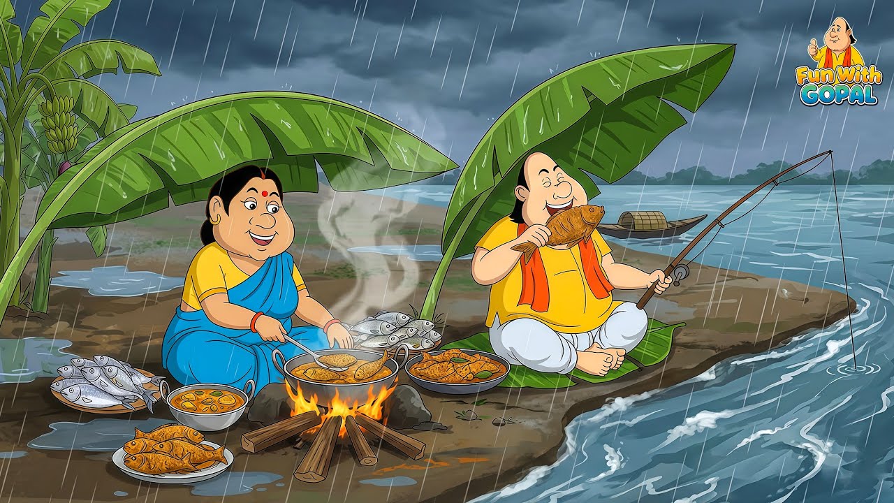 শিকার আর স্বাদ! গোপাল দাদা নদীর ধারে মাছ রান্না করলেন | Gopal Bhar | New Episode 2025