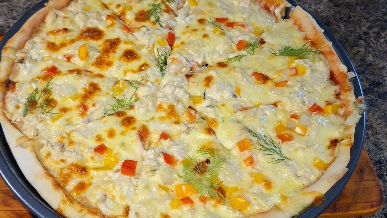 EASY CHICKEN MAYO PIZZA/PIZZA DOUGH