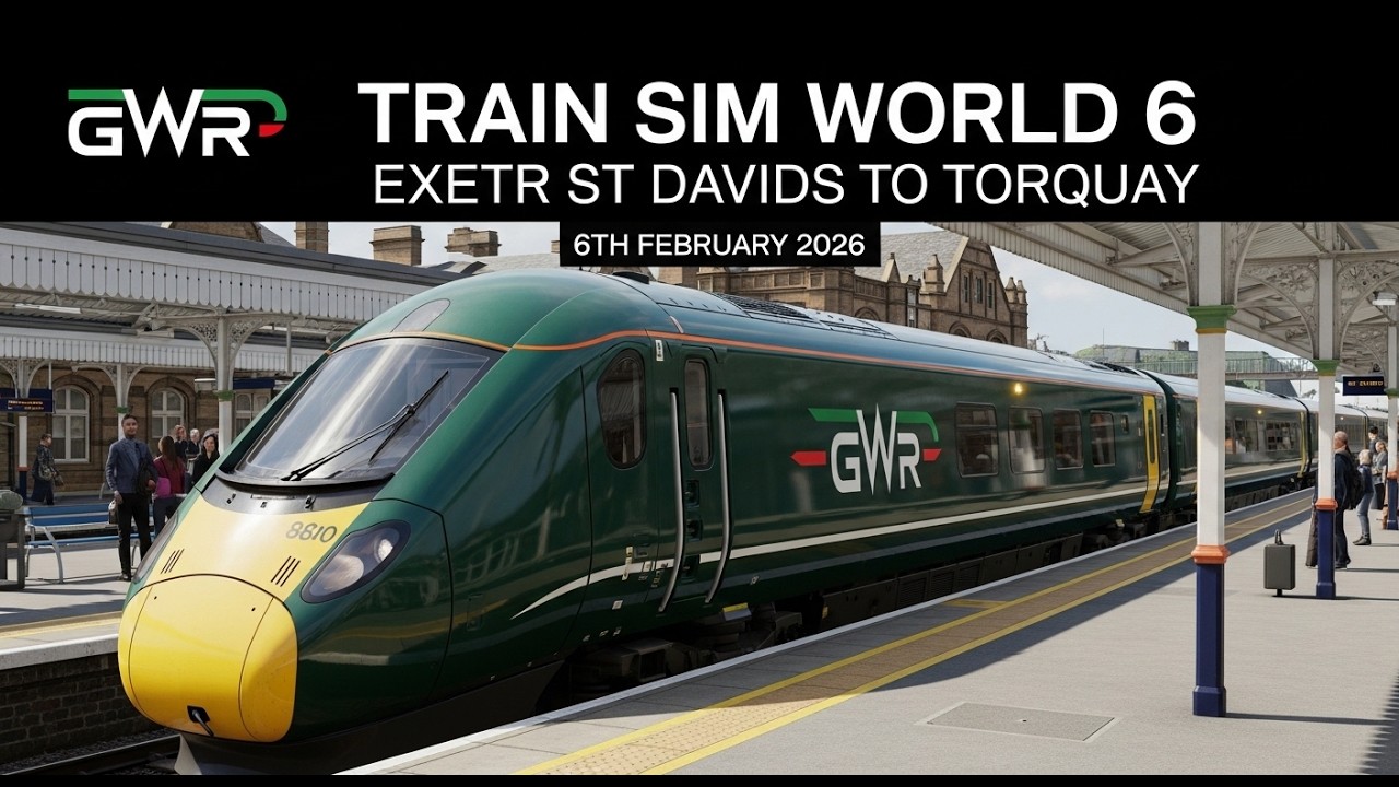Exeter St Davids to Torquay 6th February 2026 #trainsimworld6