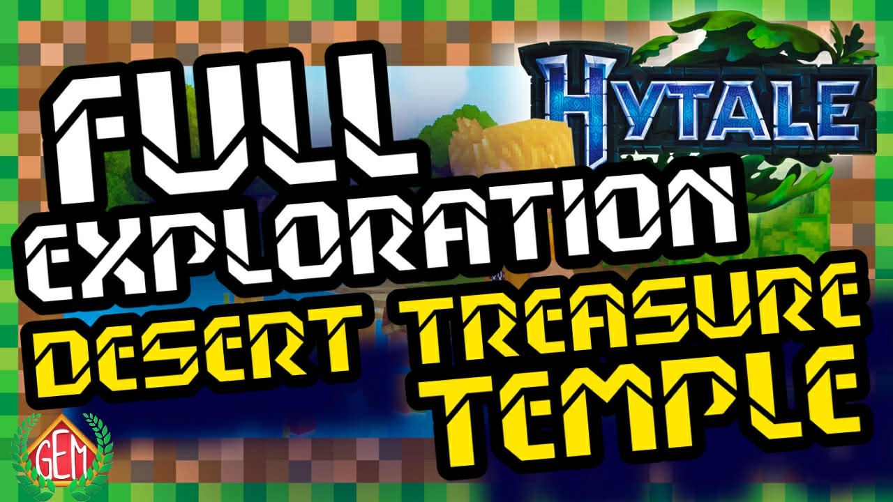 Hytale Desert Treasure Temple Full Exploration