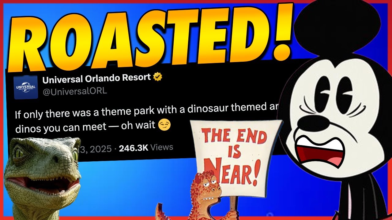Disney ROASTED By Universal Studios Over DinoLand Closure | WDW Animal Kingdom | Tropical Americas