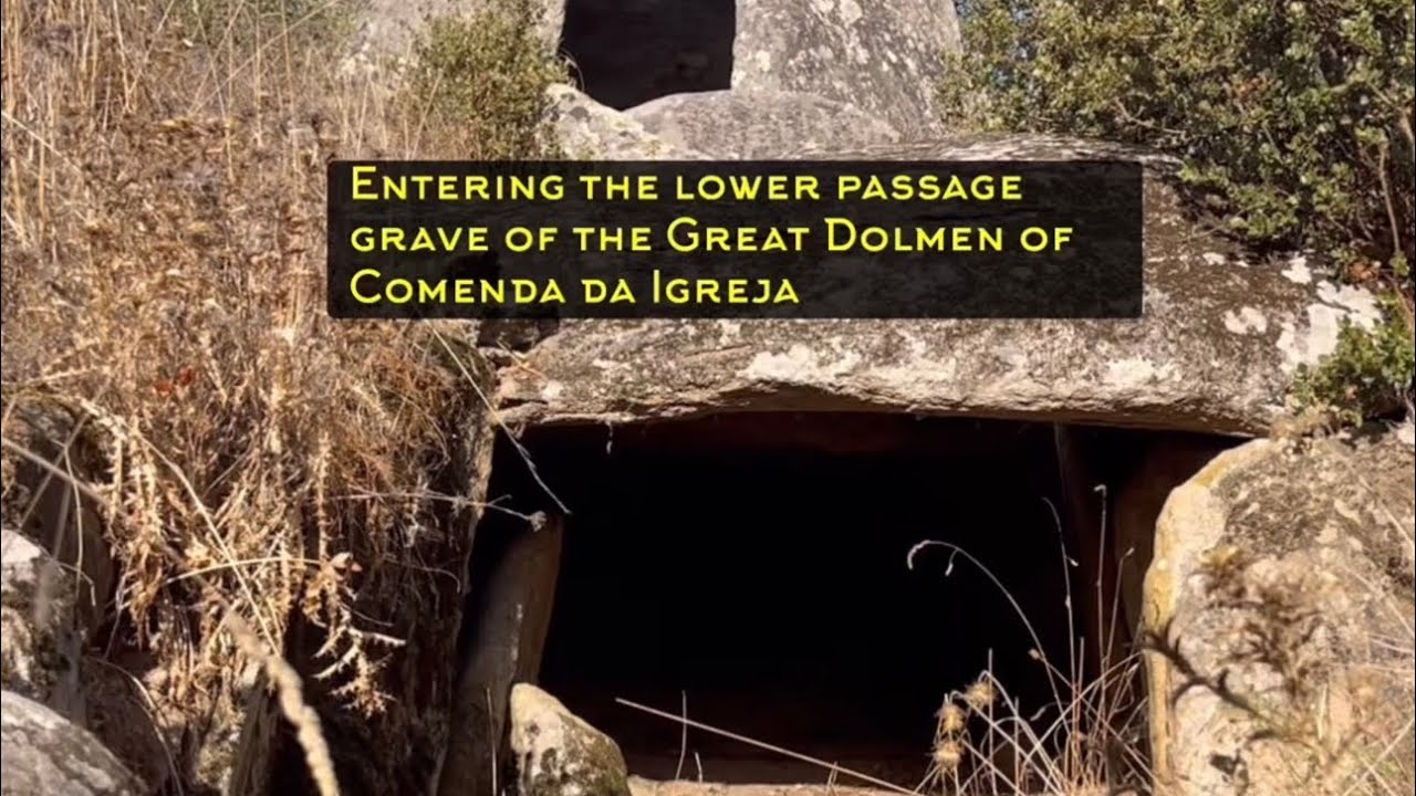 Entering the lower passage grave of a 5,000 year old dolmen | Were they tombs or for something else?