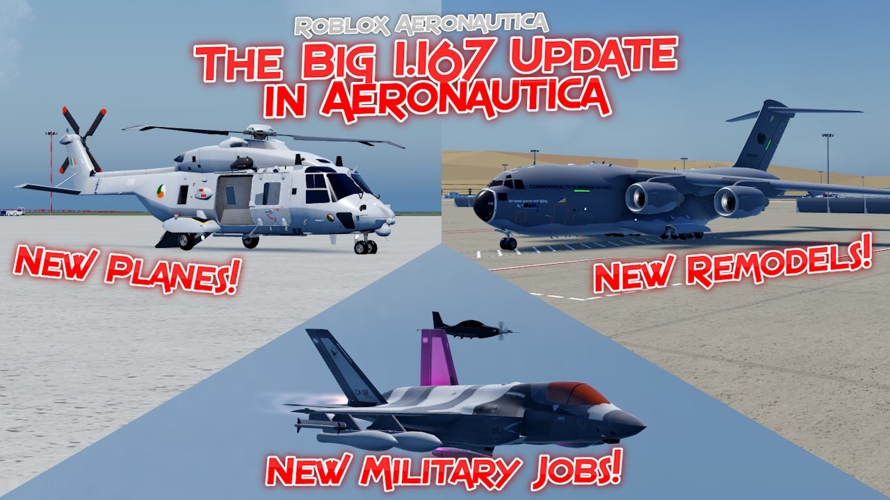 The New Big 1.167 Update in Aeronautica || Roblox Aeronautica