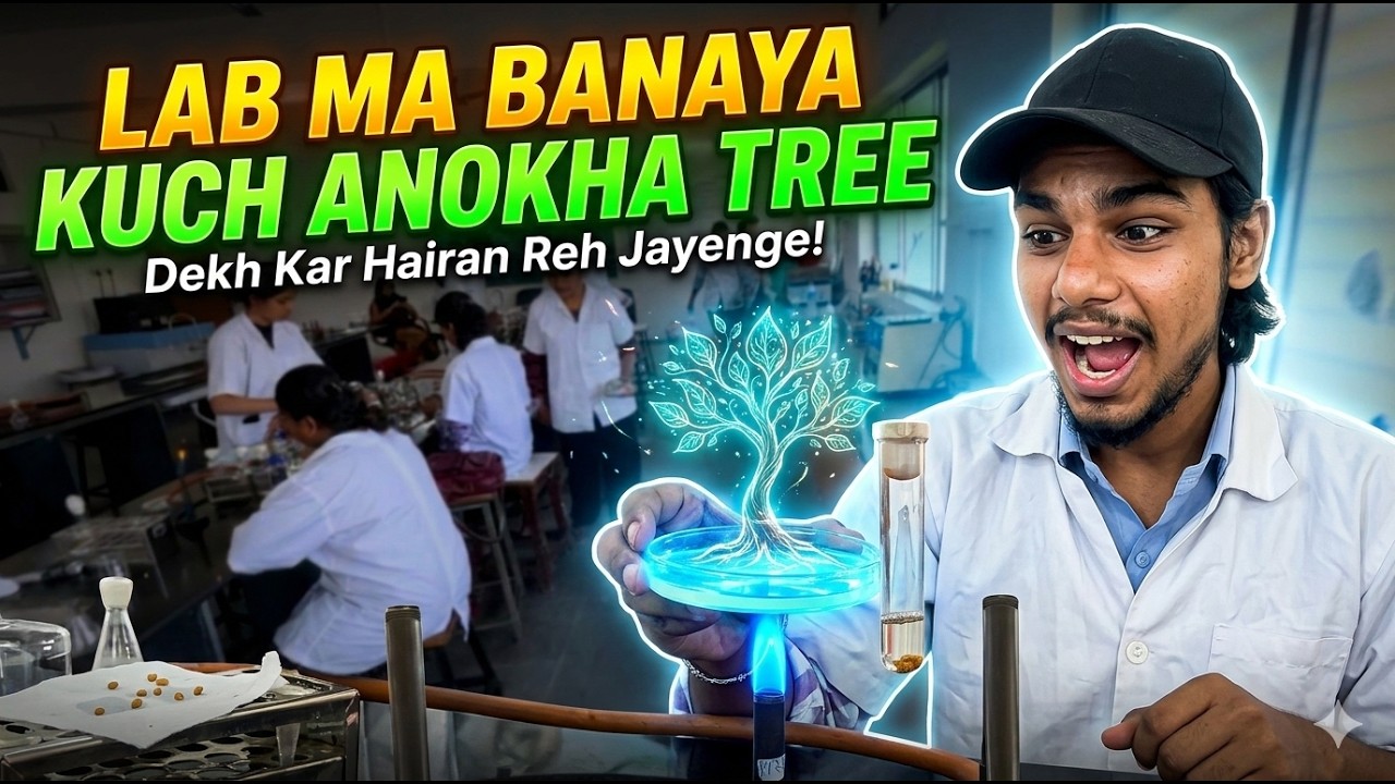 Lab Mein Chamatkar! 😱 Banaya Khud ka Anokha Tree!