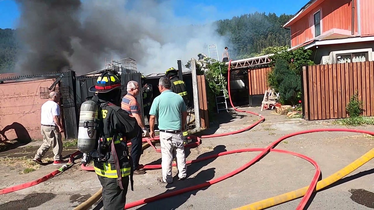 Alarma de incendio en primera persona