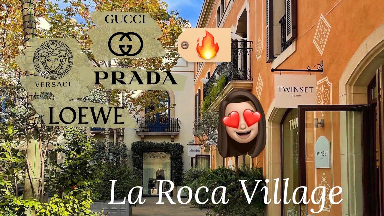 La Roca Village 2021 | Barcelona Outlet | Gucci Prada Max Mara Loewe Versace etc. | SALE
