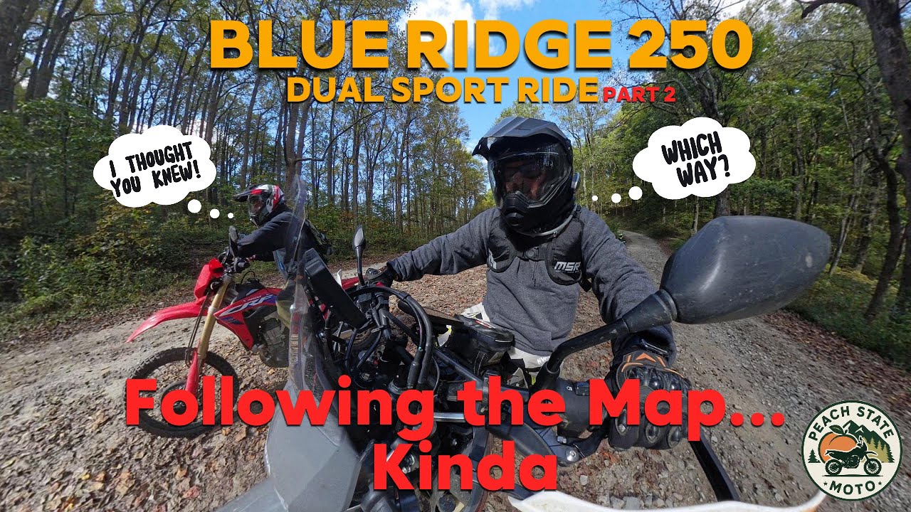 Blue Ridge 250 Dual Sport Adventure in North GA | Gravel, Rocks & Getting Lost (Part 2)