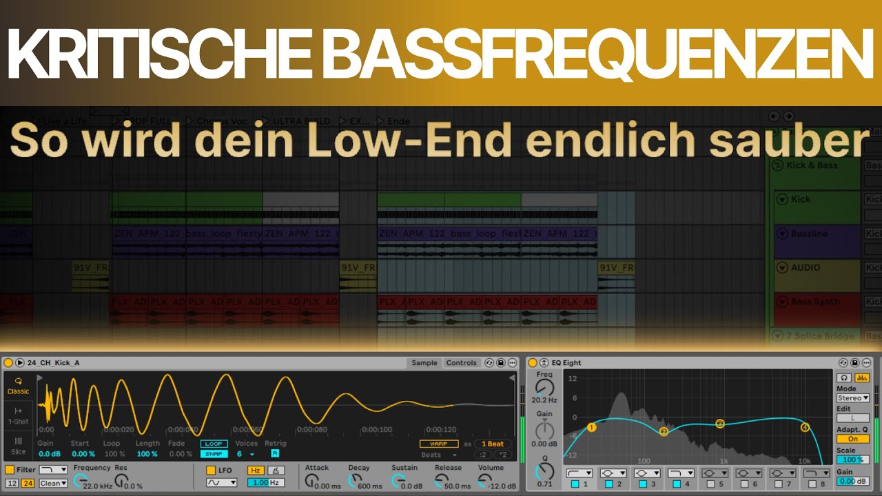 LEAK: Wie du als Produzent Kick und Bass perfekt abmischst – Exklusiver Live-Workflow