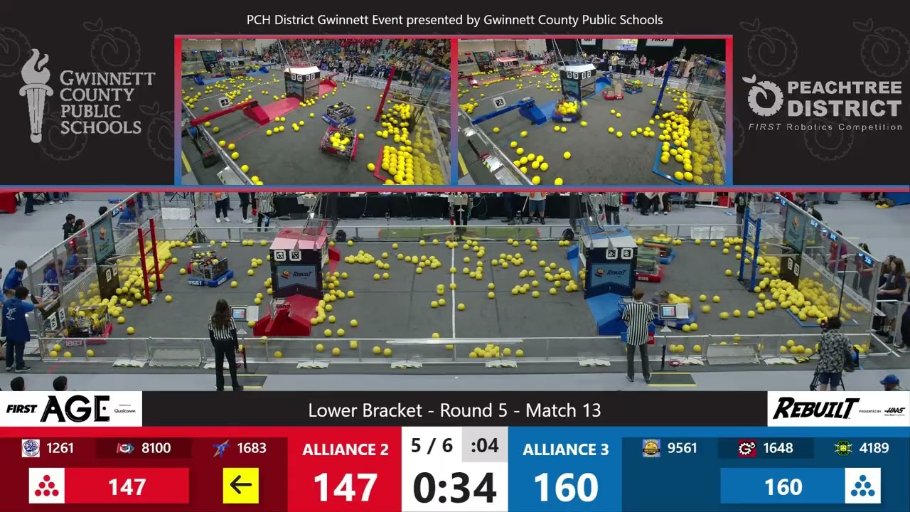 Playoff Match 13 (R5) - Overhead - PCH District Gwinnett Event presented by GCPS