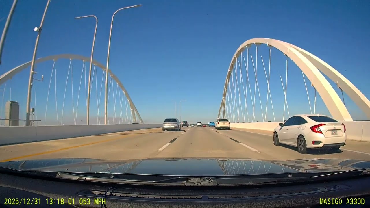 US-98 Westbound on the Pensacola Bay Bridge (FL)