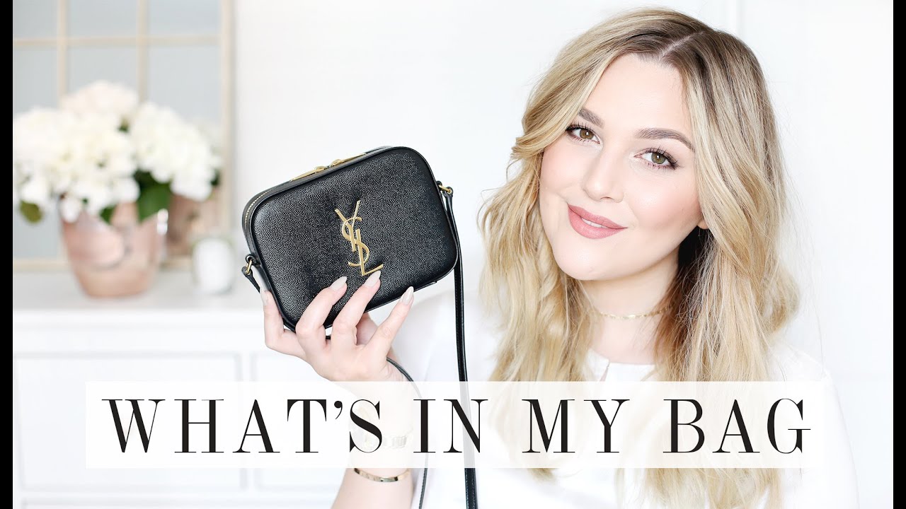 What's In My Bag: Saint Laurent Camera Bag | I Covet Thee