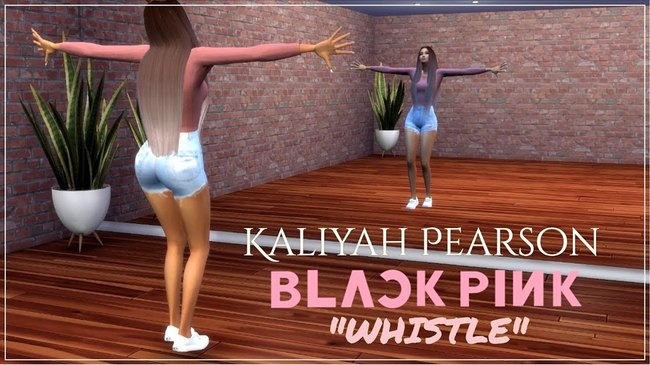 The Sims 4 | Kaliyah Pearson | BLACKPINK - WHISTLE | Dance CHOREOGRAPHY + Download