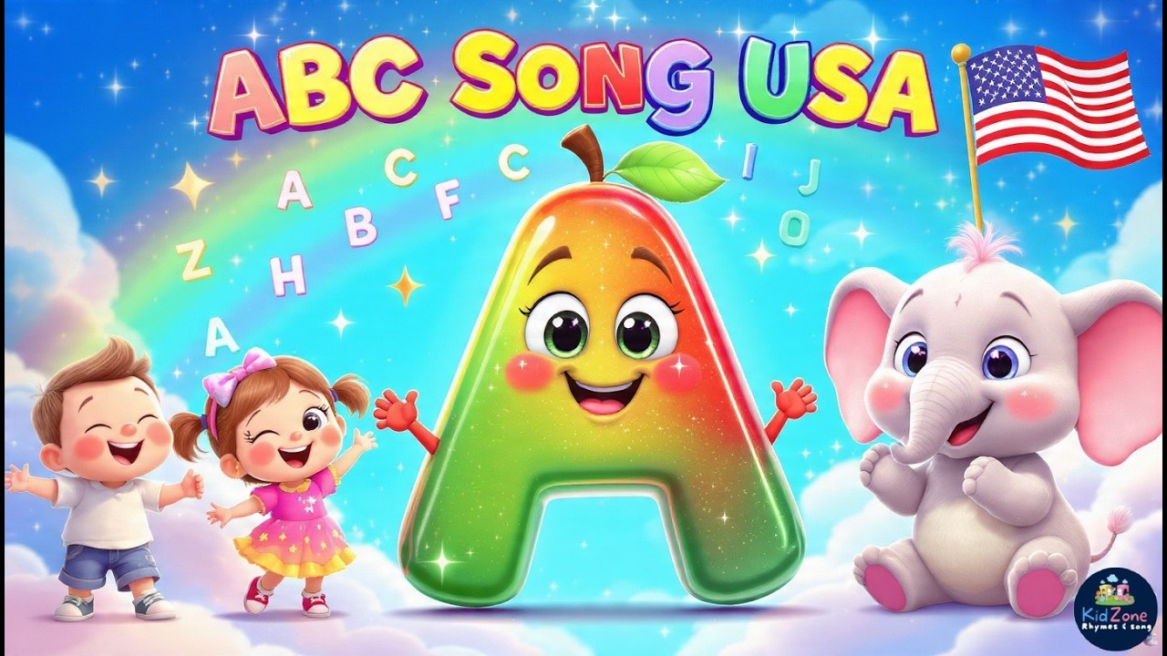 🎵 ABC Alphabet Song  Learn Letters with Fun Sounds