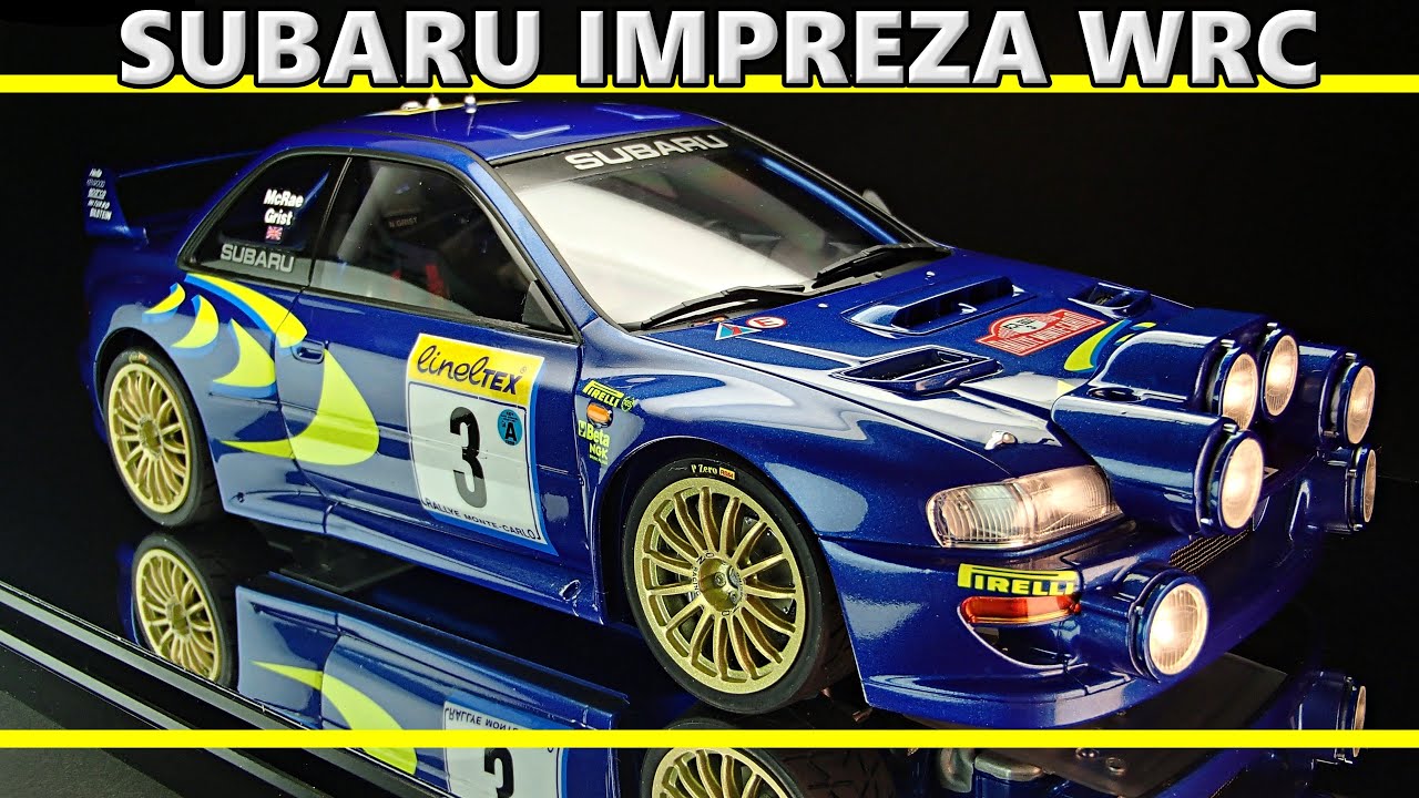 SUBARU IMPREZA WRC '98 Montecarlo / TAMIYA 1/24 / Scale Model / full build / Colin McRae / ASMR