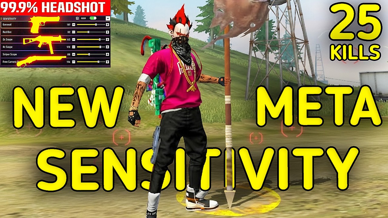 🔥99% Headshot Rate with New Meta Sensitivity! 🎯 (Season 49) | Solo Vs Squad | Free Fire