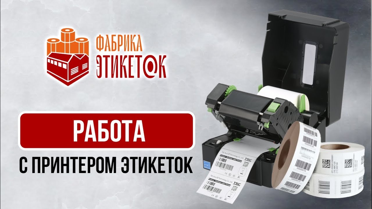 Как установить носитель в принтер этикеток Godex DT4x