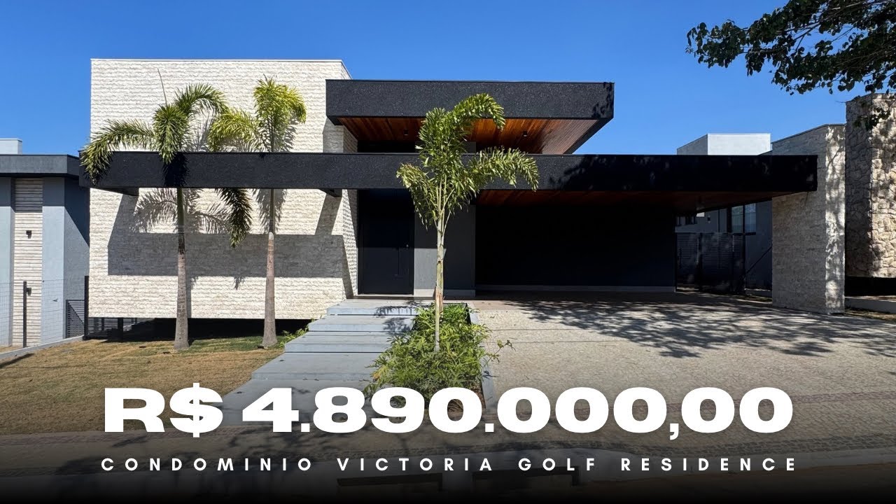 Casa A Venda No Condomínio Victoria Golf Residence em Lagoa Santa MG R$4.890.000,00