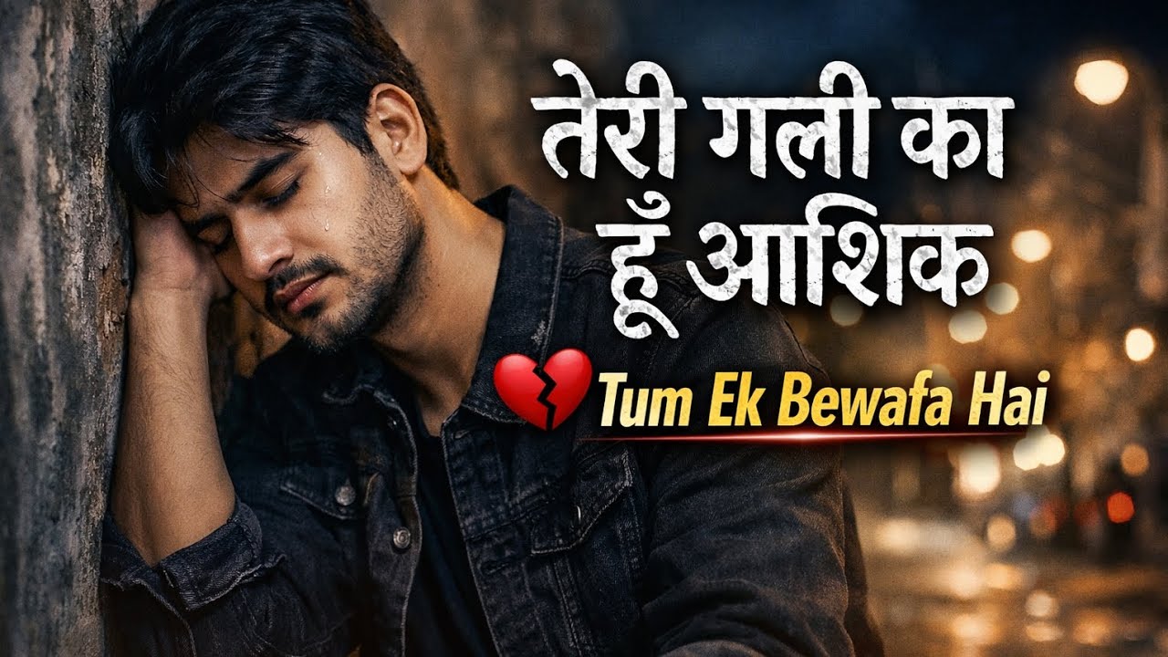 तेरी गली का हूँ आशिक 💔 | Tum Ek Bewafa Hai | Sad Romantic Song | Heart TouchingLove Stori #romantic