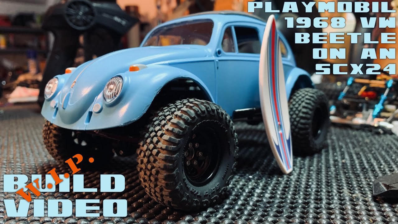 SCX24 1968 Beetle Build Video #playmobil