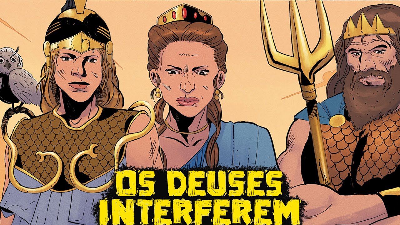 Os Deuses Interferem - O Ataque ao Acampamento Grego - A Saga da Guerra de Troia Ep 22 - Mitologia