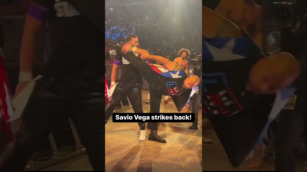 Savio Vega was not messing around with The Judgement Day 👊🇵🇷 #shorts #wwebacklash