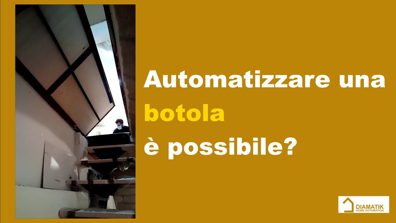 Come automatizzare una botola di un seminterrato?