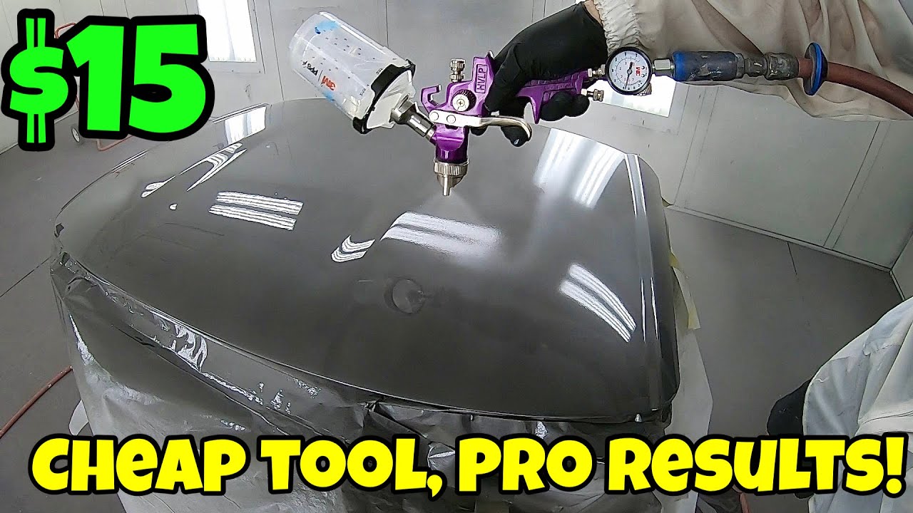 How To Get AMAZING Results With A $15 Harbor Freight Paint Gun!