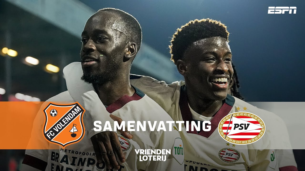 1️⃣ GOAL, 2️⃣ ASSISTS, 🟨 KAART & een EIGEN GOAL voor JORDAN TEZE | Samenvatting FC Volendam - PSV